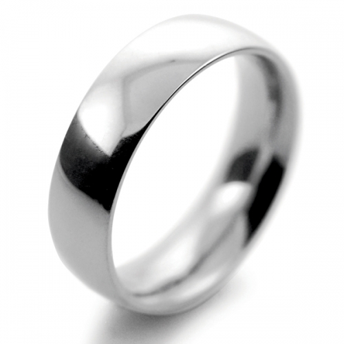 6mm Platinum Wedding Bands - Platinum Bands For Mens